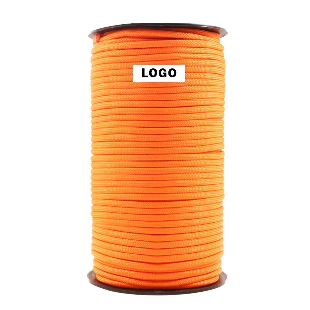 Cheap Goat Tents 100M 7 Strand 550 Paracord Rope 4mm Outdoor Camping Survival Equipment Parachute Cord Umbrella Tent Lanyard Hiking Accessories Paracord 